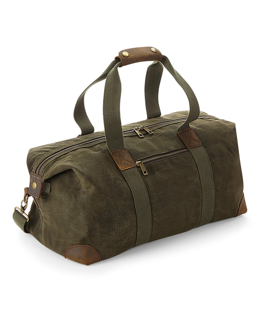 Heritage waxed canvas holdall