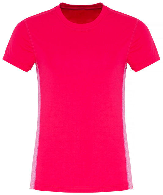 Women's TriDri® contrast panel performance t-shirt