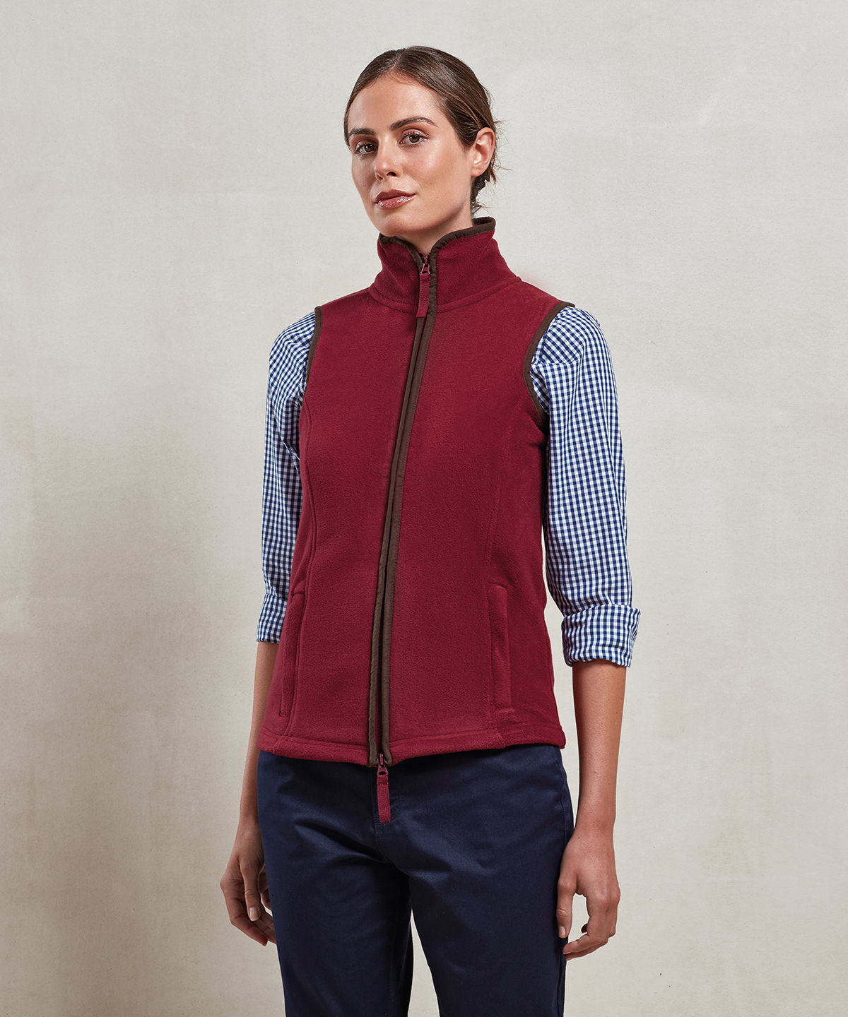 Women’s artisan fleece gilet