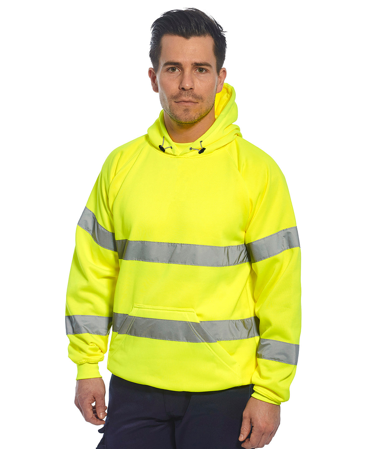 Hi-vis hooded sweatshirt (B304)