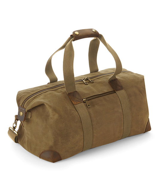 Heritage waxed canvas holdall