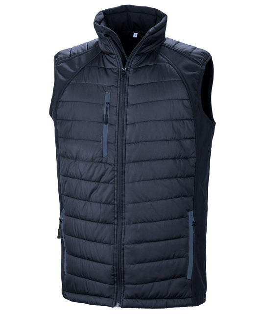 Compass padded softshell gilet 