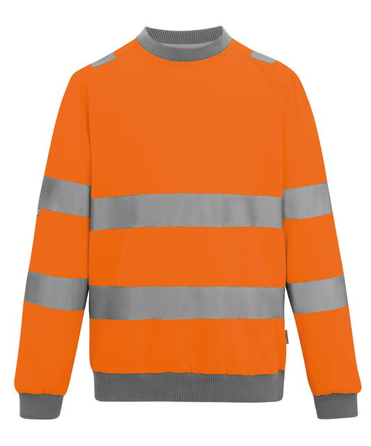 Hi-vis Pro contrast crew neck sweatshirt