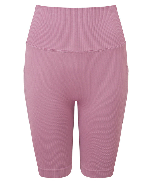 Womens TriDri® ribbed seamless '3D Fit' cycle shorts