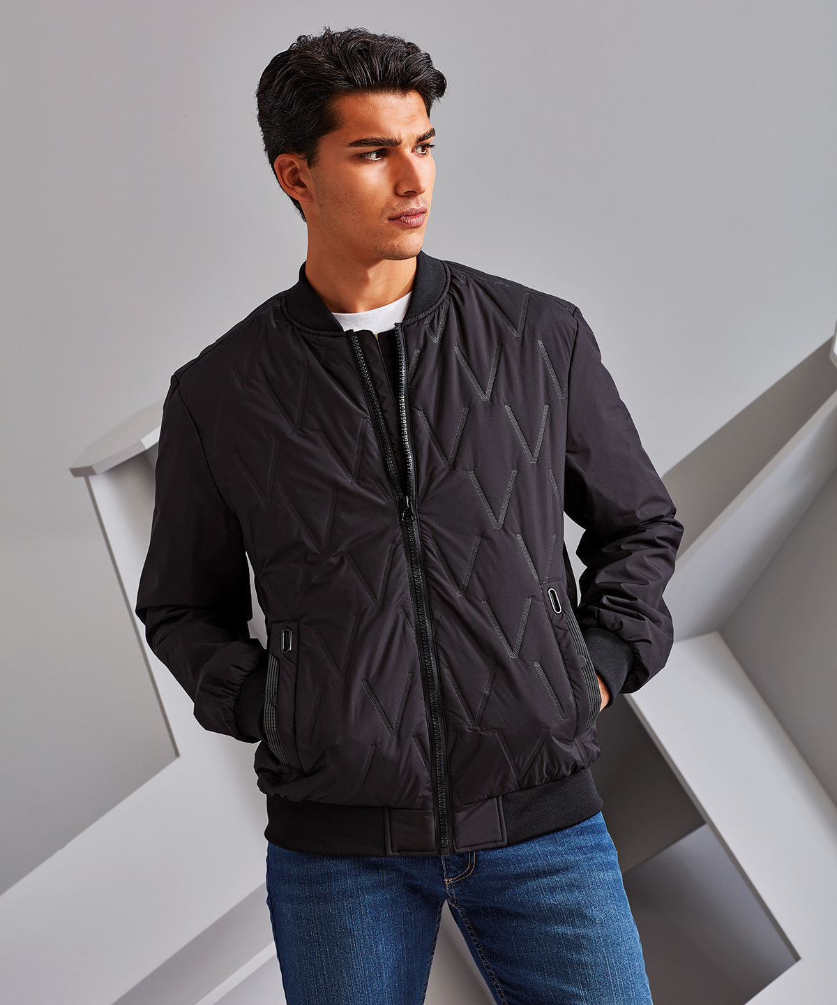 Vector moulded bomber jacket 