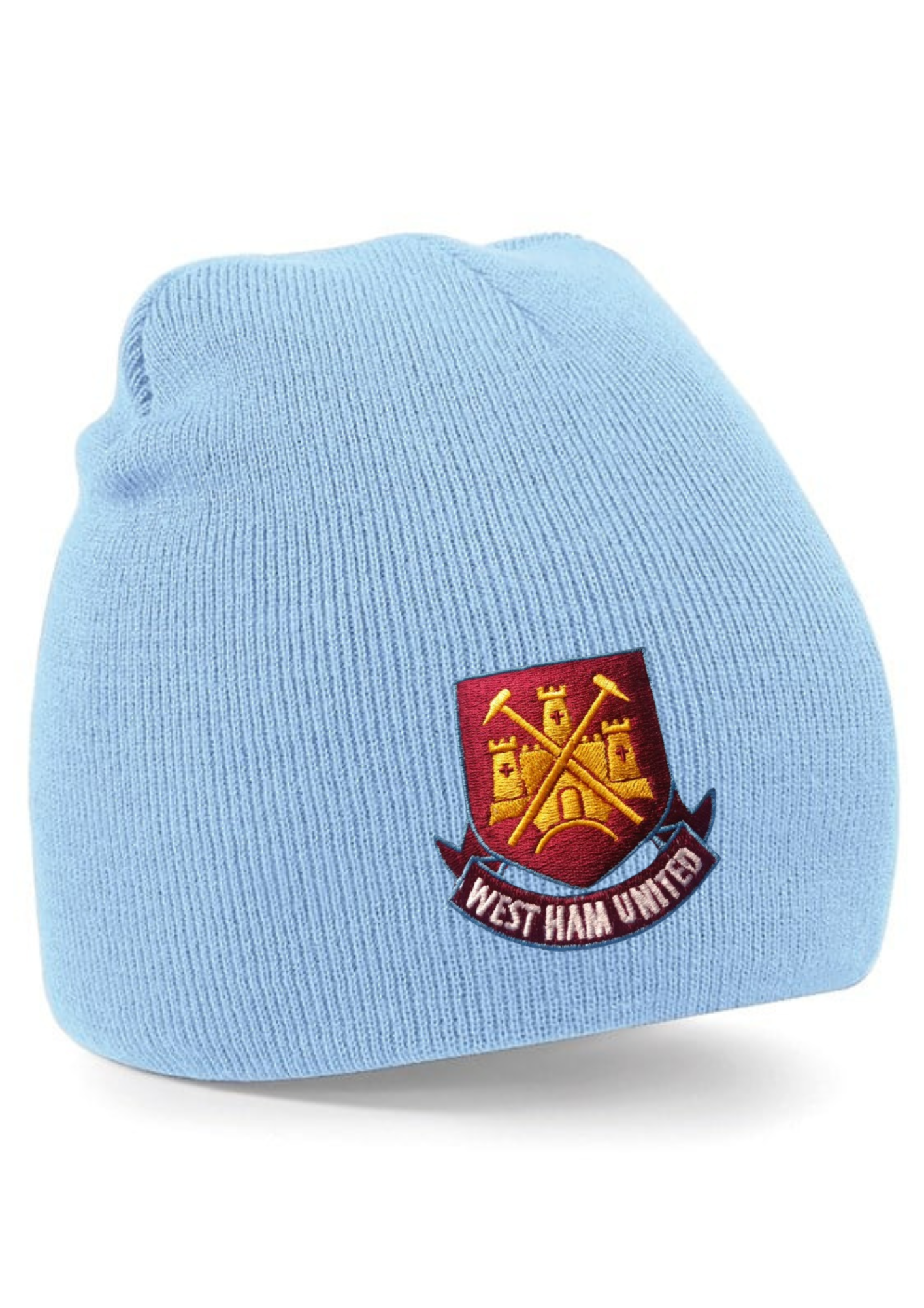 West Ham Embroidered Beanie Hat