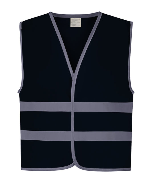 Hi-vis reflective border kids waistcoat (HVW102CH)