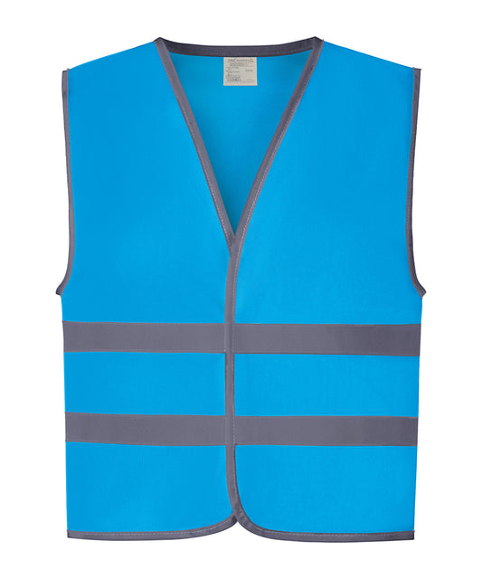 Hi-vis reflective border kids waistcoat (HVW102CH)
