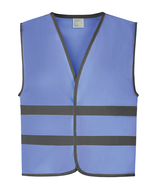 Hi-vis reflective border kids waistcoat (HVW102CH)