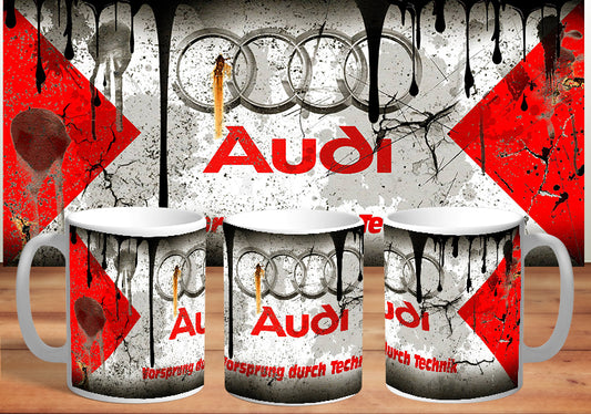 Audi vintage retro mug